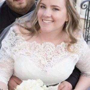 LACE WEDDING TOPPER BOLERO